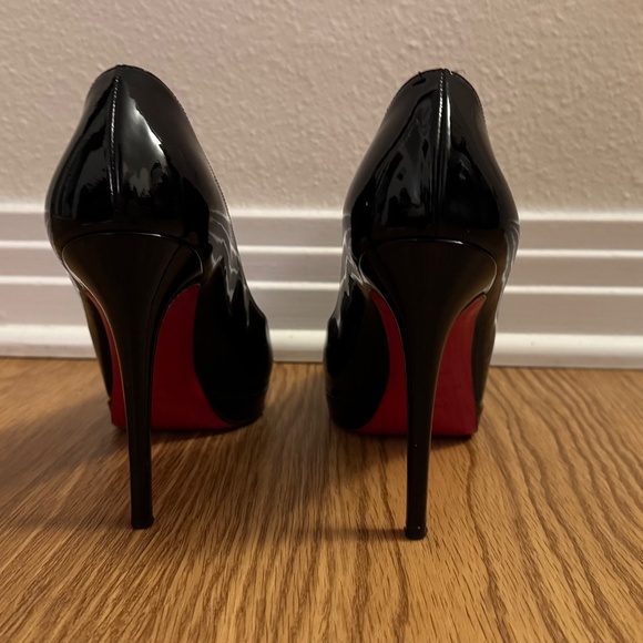 Christian Louboutin Paris Simple 120 mm Simple Pump Black Patent Leather - Picture 6 of 12